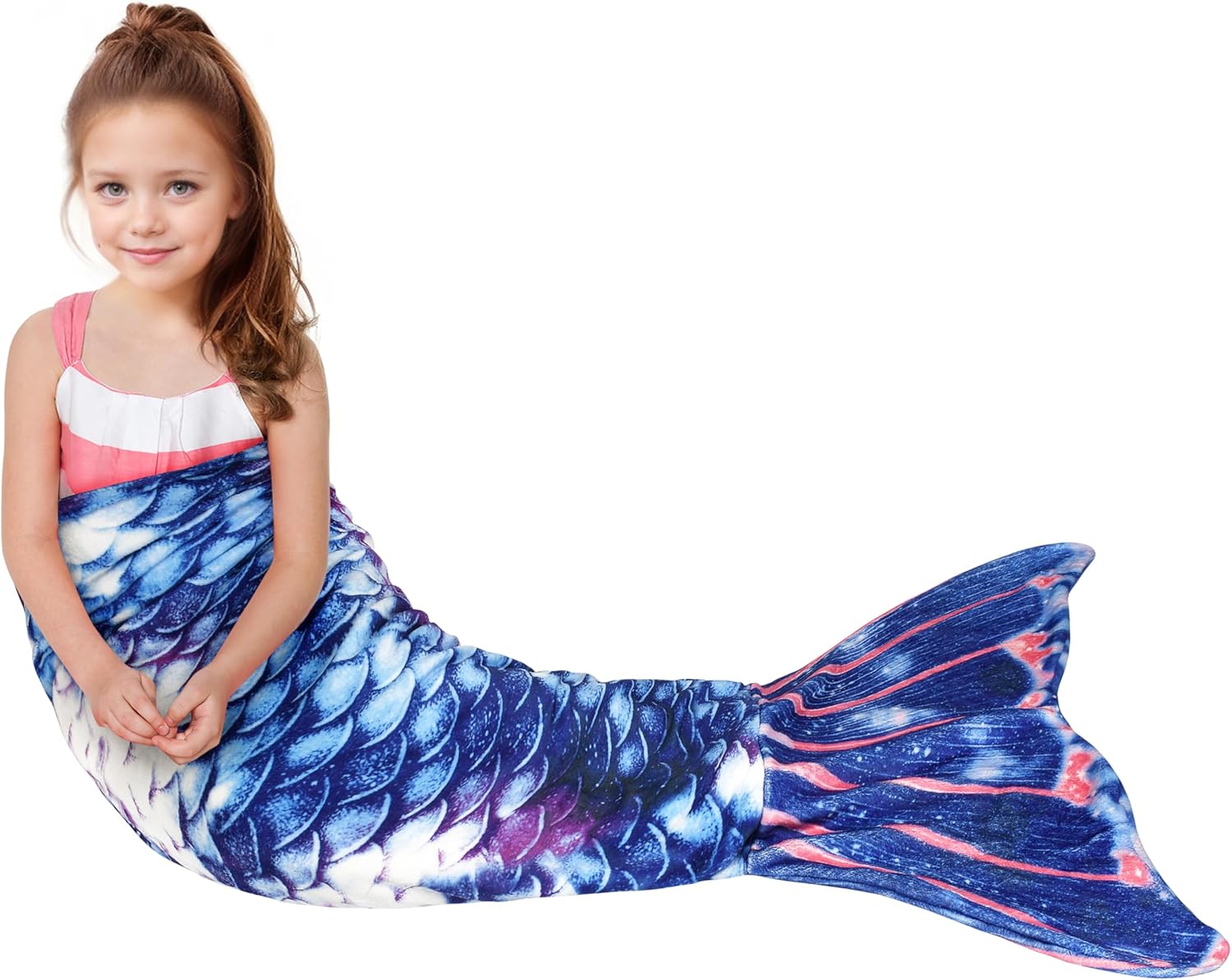 Thumbnail 6 de Catalonia Classy Meerjungfrauenflosse Kinder‑Schlafsack-Decke, Farbwechsel-Motiv (140–150), Meerjungfrau‑Schwanz‑Sack