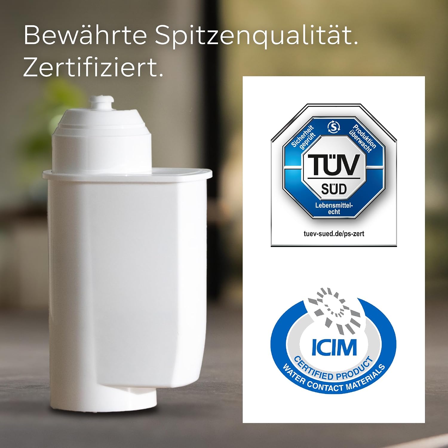 Detalle de Siemens Original BRITA INTENZA Wasserfilter TZ70033A – 3er Pack für Siemens Kaffeevollautomaten