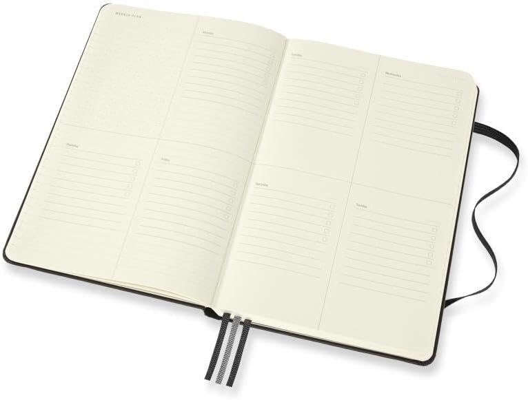 Thumbnail 6 de Moleskine Pro Project Planner: Agenda Professionale e Taccuino per Obiettivi, Large 13 x 21 cm, Nero