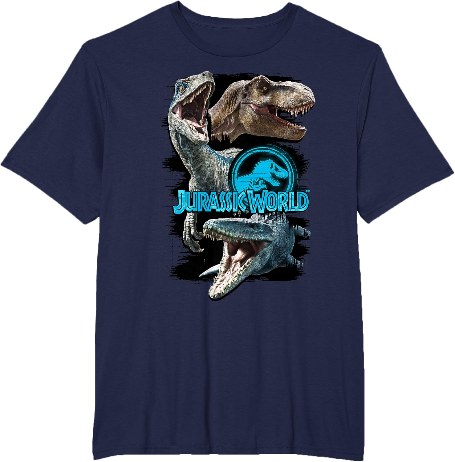 Detalle 2 de Jurassic World Paint Swipe Maglietta