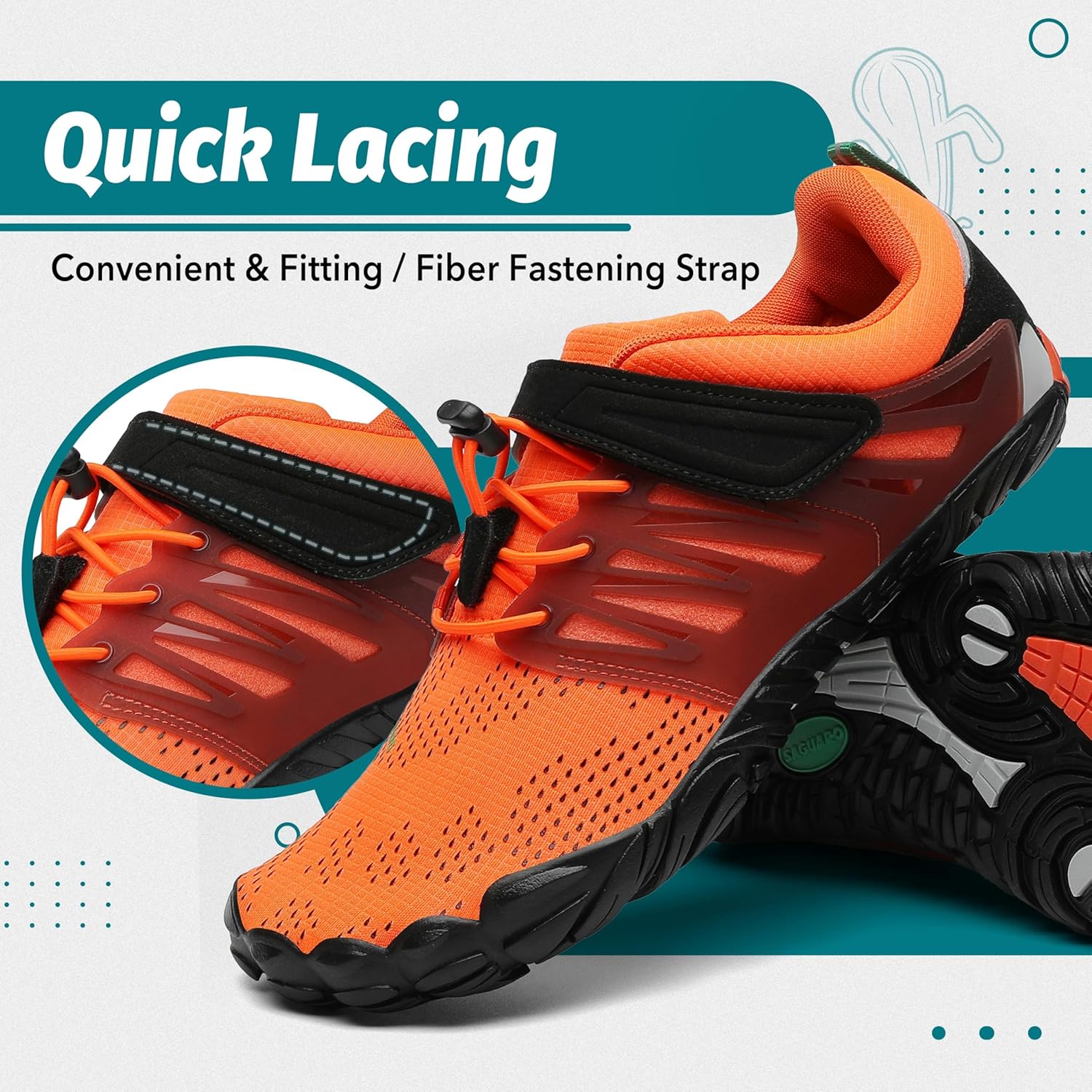 Thumbnail 3 de Scarpe Barefoot SAGUARO da Uomo e Donna — Minimaliste per Trail, Trekking e Palestra