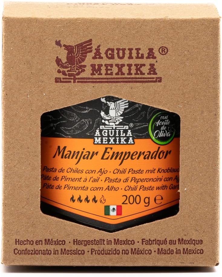Detalle 2 de ÁGUILA MEXIKA | Salsa Macha Gourmet 🌶️ - 3 Chiles Mexicanos