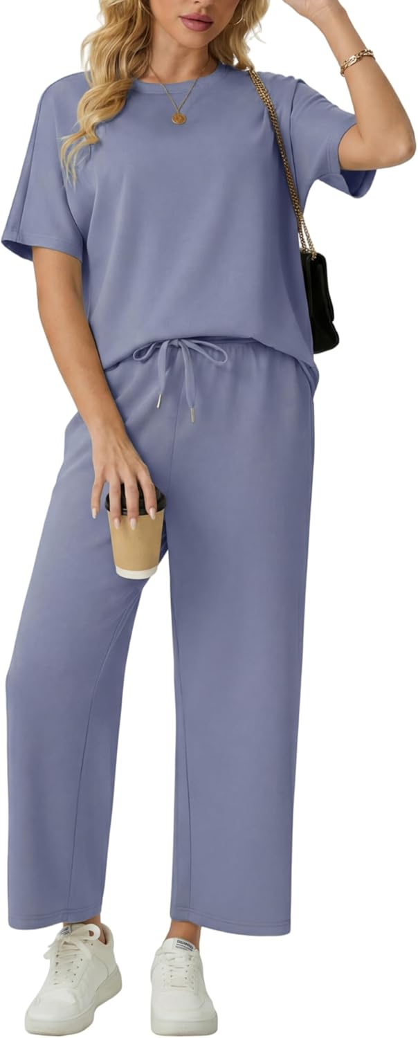 Thumbnail 6 de GRECERELLE Airport Two Piece Outfits Lounge for Women – Lightweight Two-Piece Tracksuit