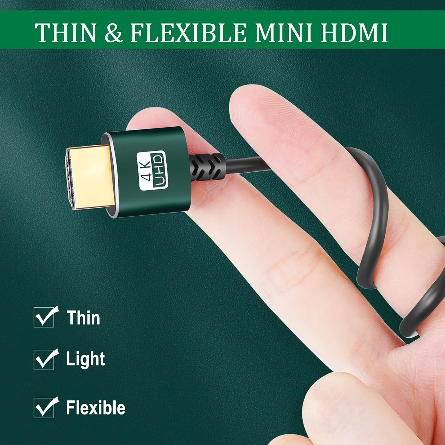Thumbnail 4 de Thsucords Cable Mini HDMI 3M ultrafino