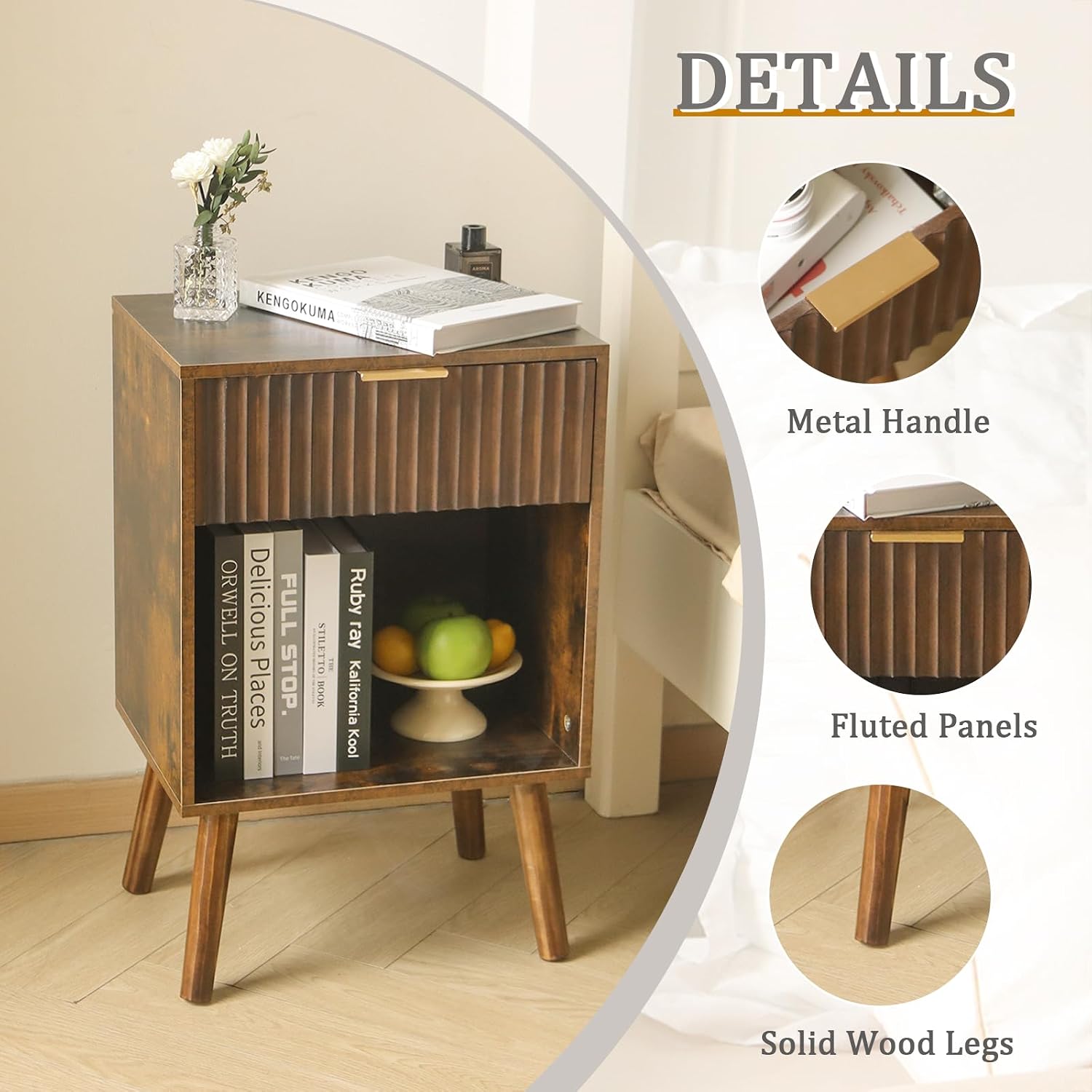 Thumbnail 5 de Fultyle MDF Nightstand