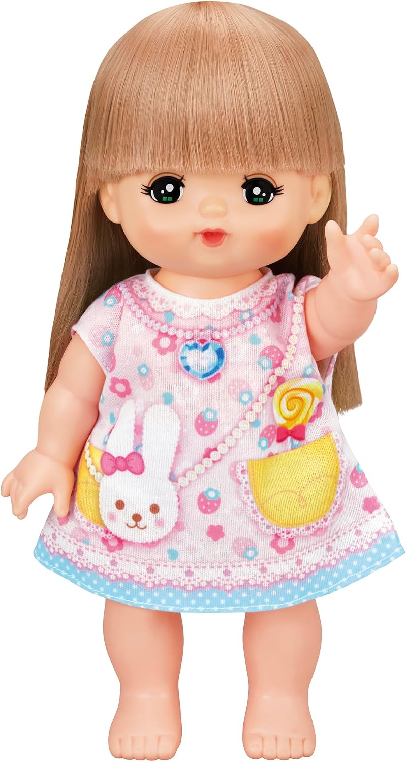 Detalle de パイロット メルちゃん 1851678 お人形セット ロングヘア・おやすみじゅんびセット