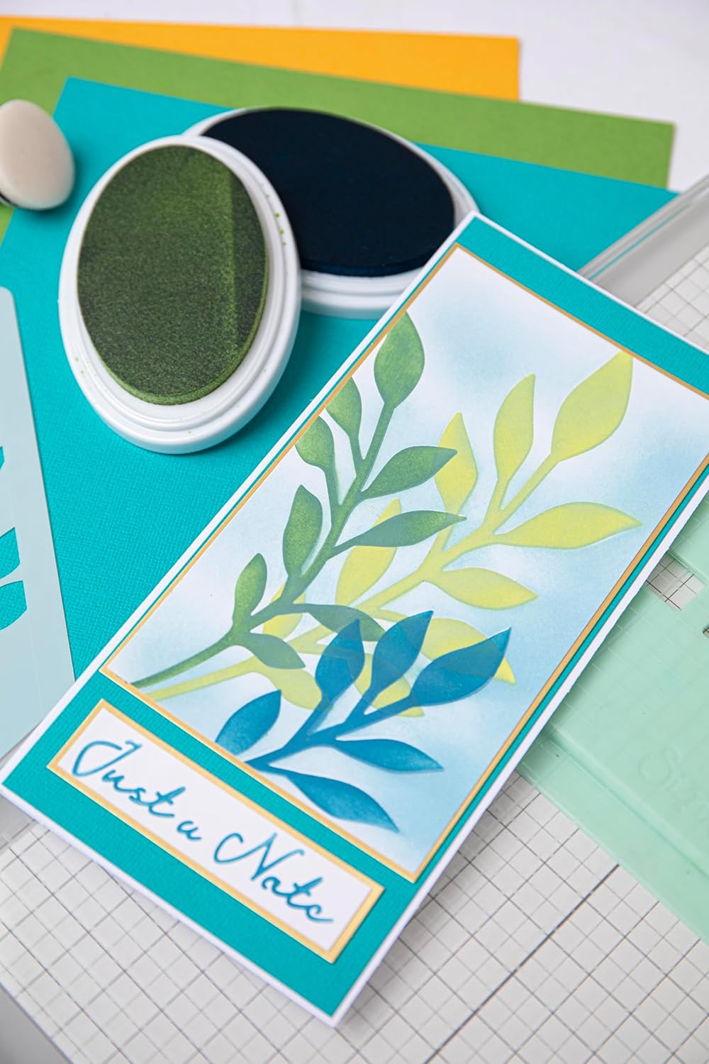 Thumbnail 6 de A6 Layered Stencils 4PK Cosmopolitan Frond by Stacey Park