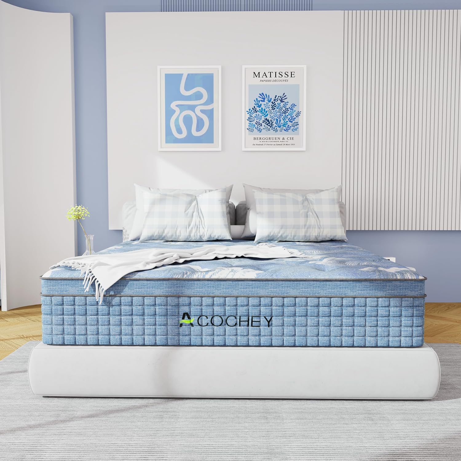 Detalle 2 de Acochey Single Mattress 10 Inch Gel Memory Foam 90x190cm