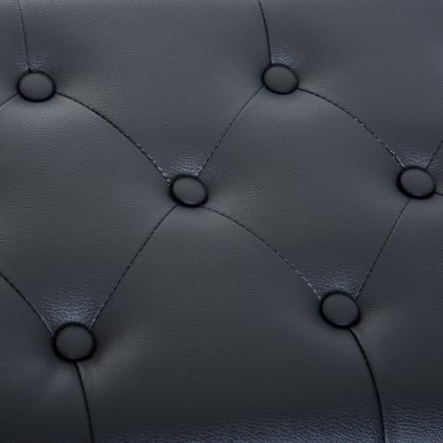 Thumbnail 7 de HOMCOM Banco de Piano con Storage y Patas de Madera, 54,5x33x48-58 cm Negro
