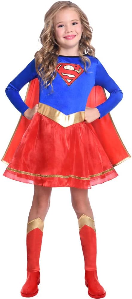 Detalle de Amscan Officially Licensed Warner Bros DC Comics Supergirl Classic Fancy Dress Costume