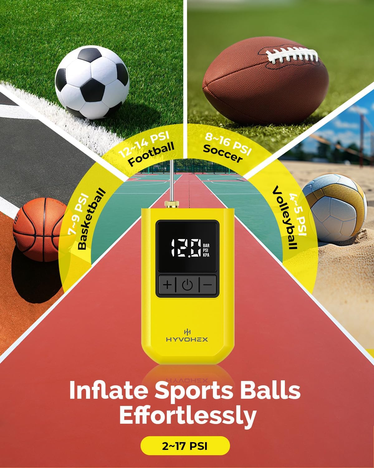 Thumbnail 1 de Portable Electric Ball Pump 1-in-1 Inflator