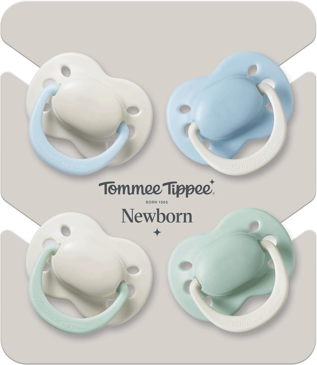 Thumbnail 6 de Tommee Tippee Sucette pour nouveau-né 0–2 mois — Lot de 4 (Summer Clouds & New Dawn)
