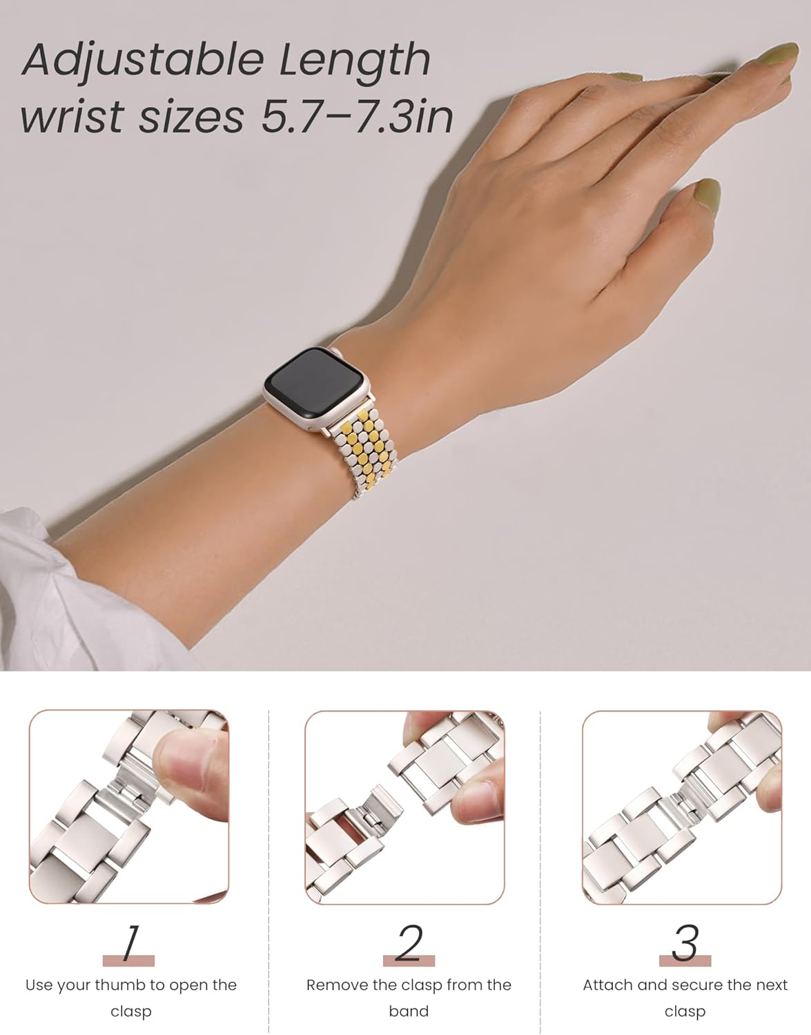 Thumbnail 1 de Honeycomb metal band for Apple Watch 49mm