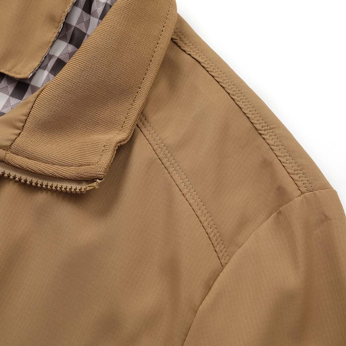 Detalle 2 de YOUTHUP Bomberjacke für Herren, leichte Übergangsjacke
