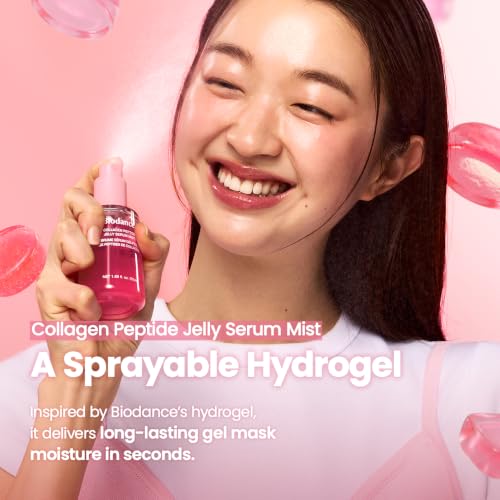 Detalle de BIODANCE Collagen Peptide Jelly Serum Spray – Feuchtigkeitsspendendes Hydrogel-Spray für das Gesicht