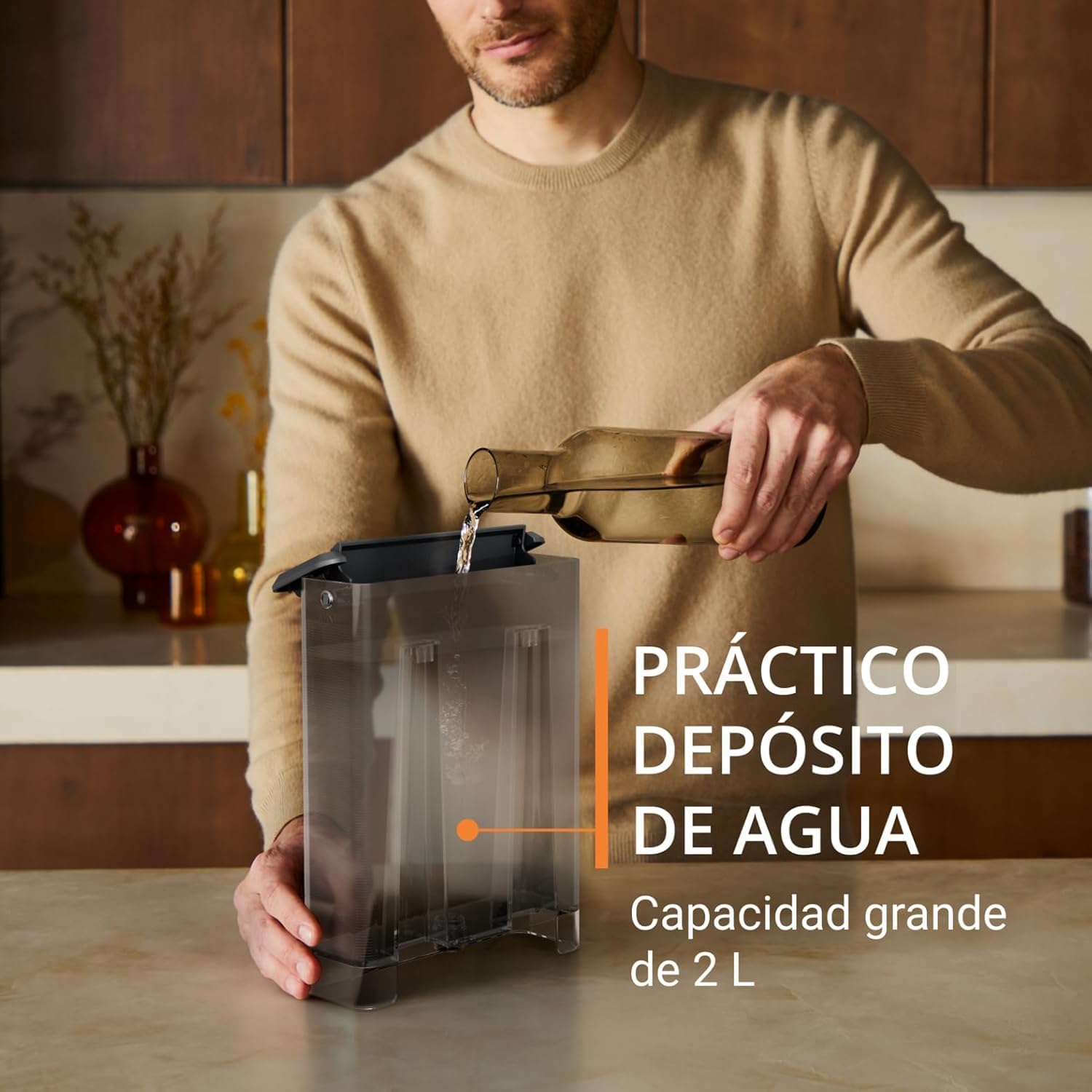Thumbnail 5 de Krups XP384G Cafetera Espresso Manual ☕️, 15 bares, 2L