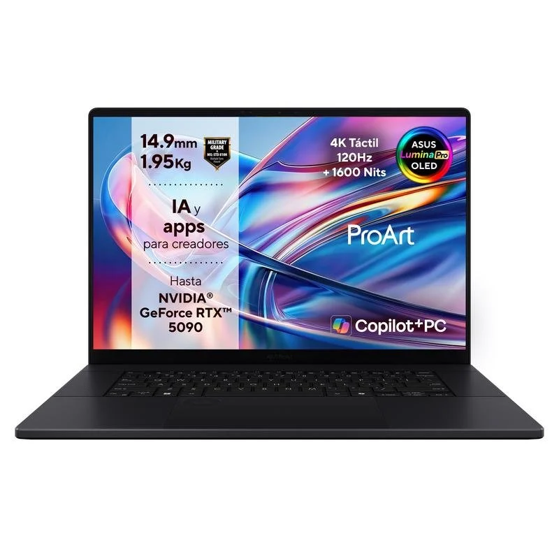 Detalle de ASUS ProArt P16 OLED H7606WX-SE024W: Portátil de alto rendimiento para creación profesional