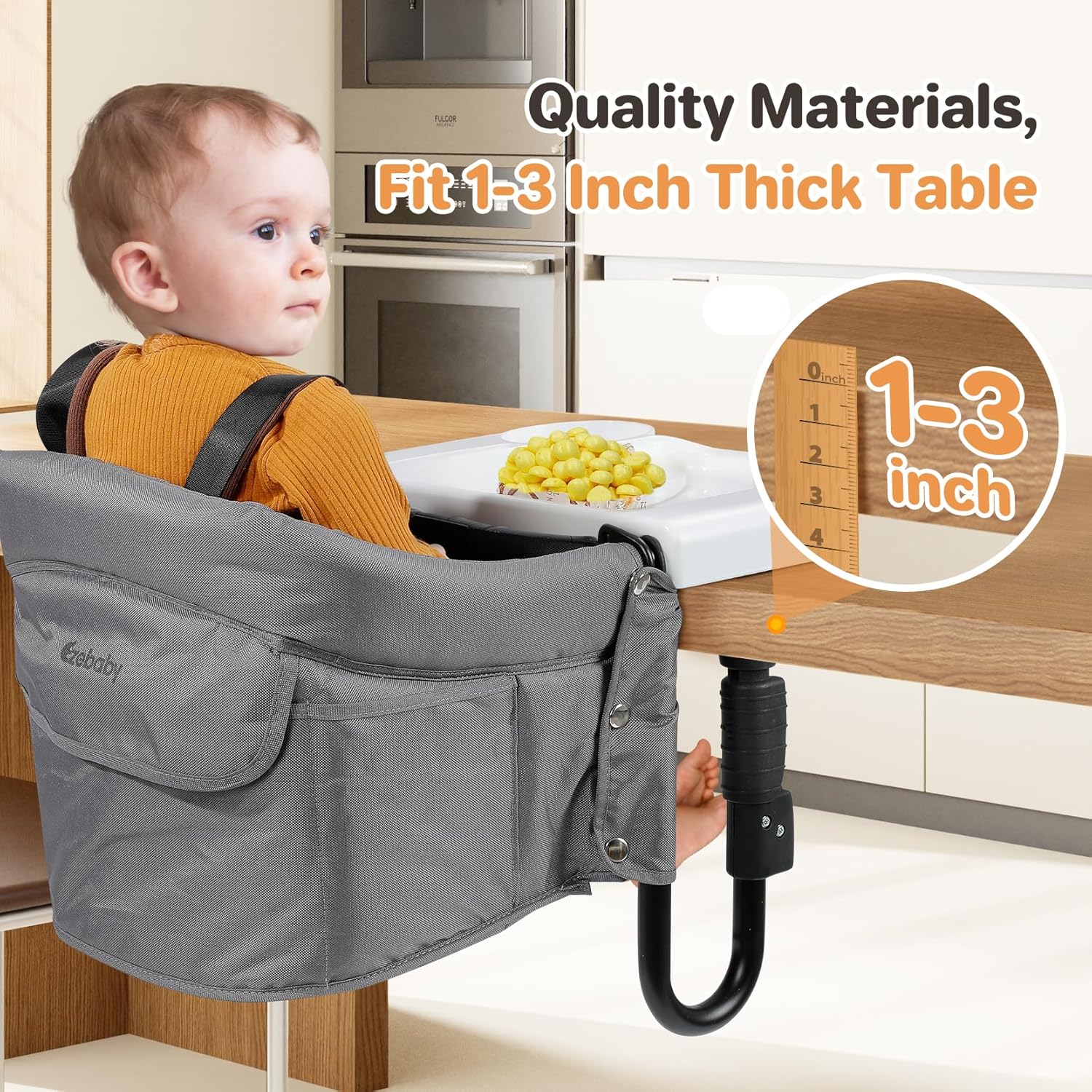 Thumbnail 1 de Ezebaby Hook on High Chairs 33 lbs 🚼