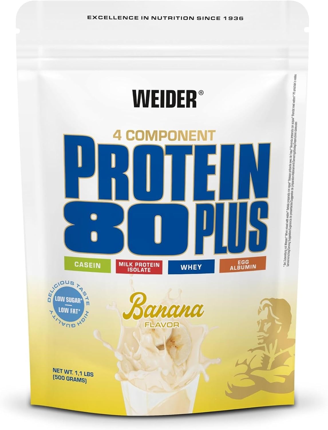 Thumbnail 3 de Weider Protein 80 Plus Proteinpulver 500 g 🍶