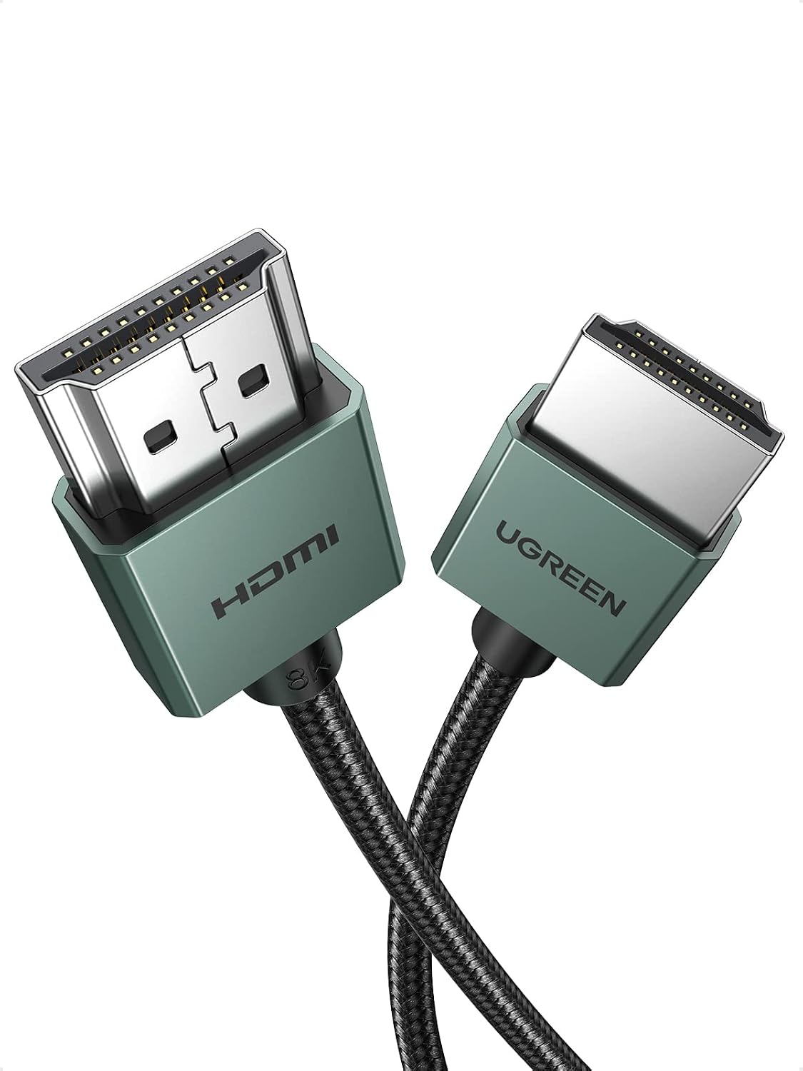 Detalle de UGREEN 90382 HDMI 2.1ケーブル 1m 48Gbps・8K/60Hz・極細設計