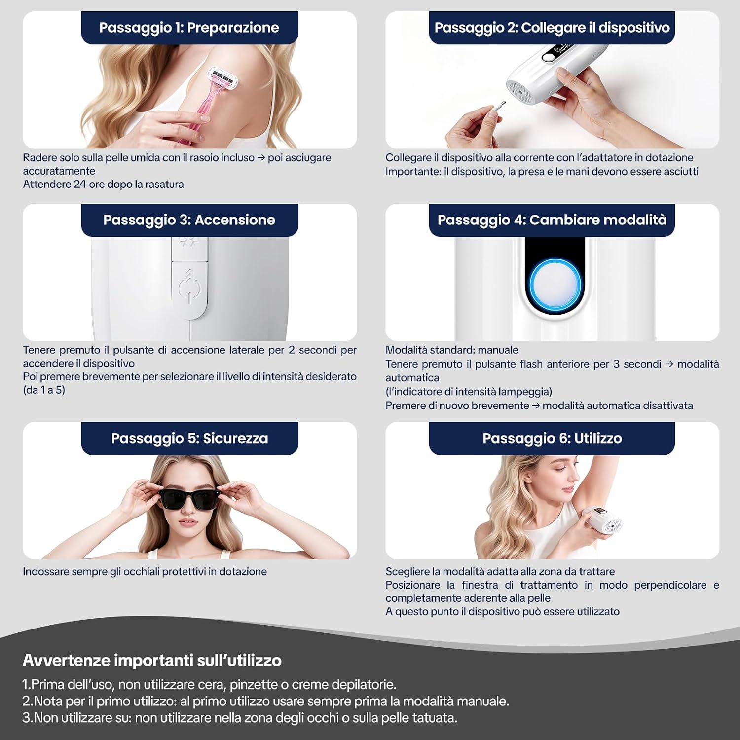 Detalle de MANKIW IPL Epilazione con Raffreddamento – 5 livelli, 500.000 impulsi, uso automatico/manuale