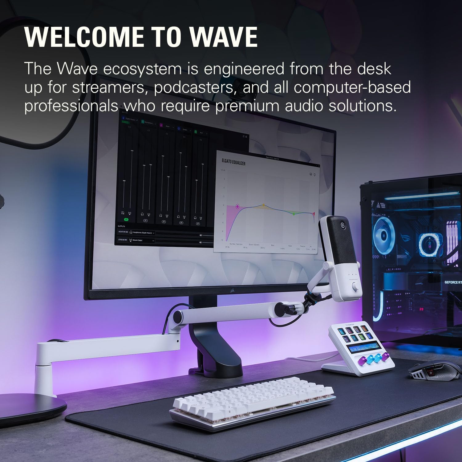 Thumbnail 6 de Elgato Wave Mic Arm LP White mic arm