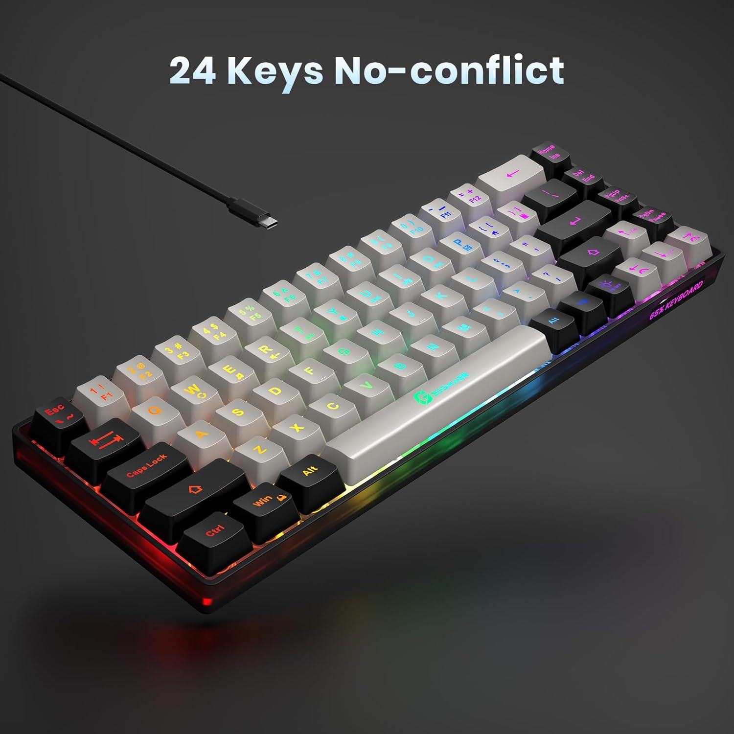 Thumbnail 4 de GEODMAER 65% Gaming Keyboard