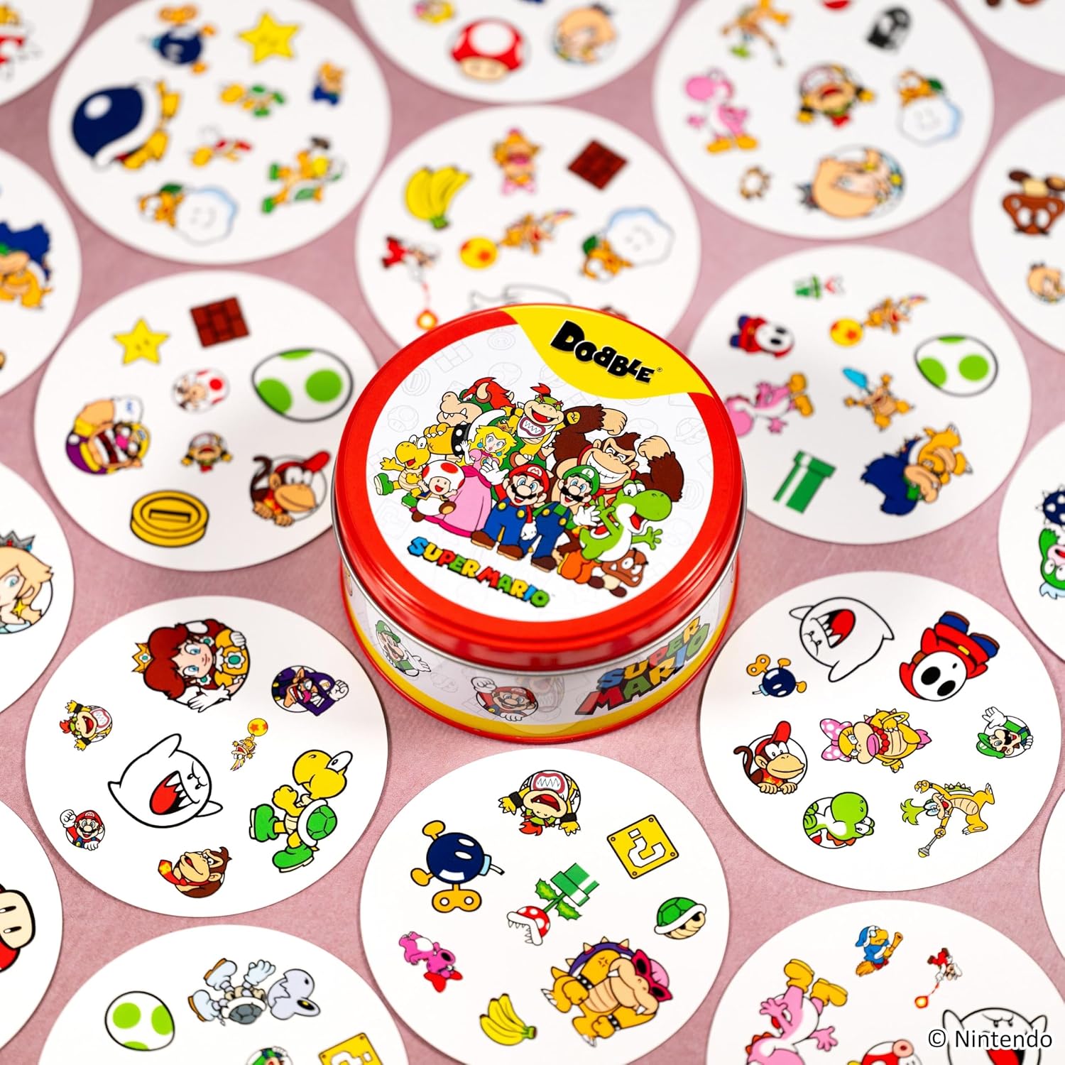 Detalle 2 de Zygomatic Dobble Super Mario 2–8 Spieler 🎲