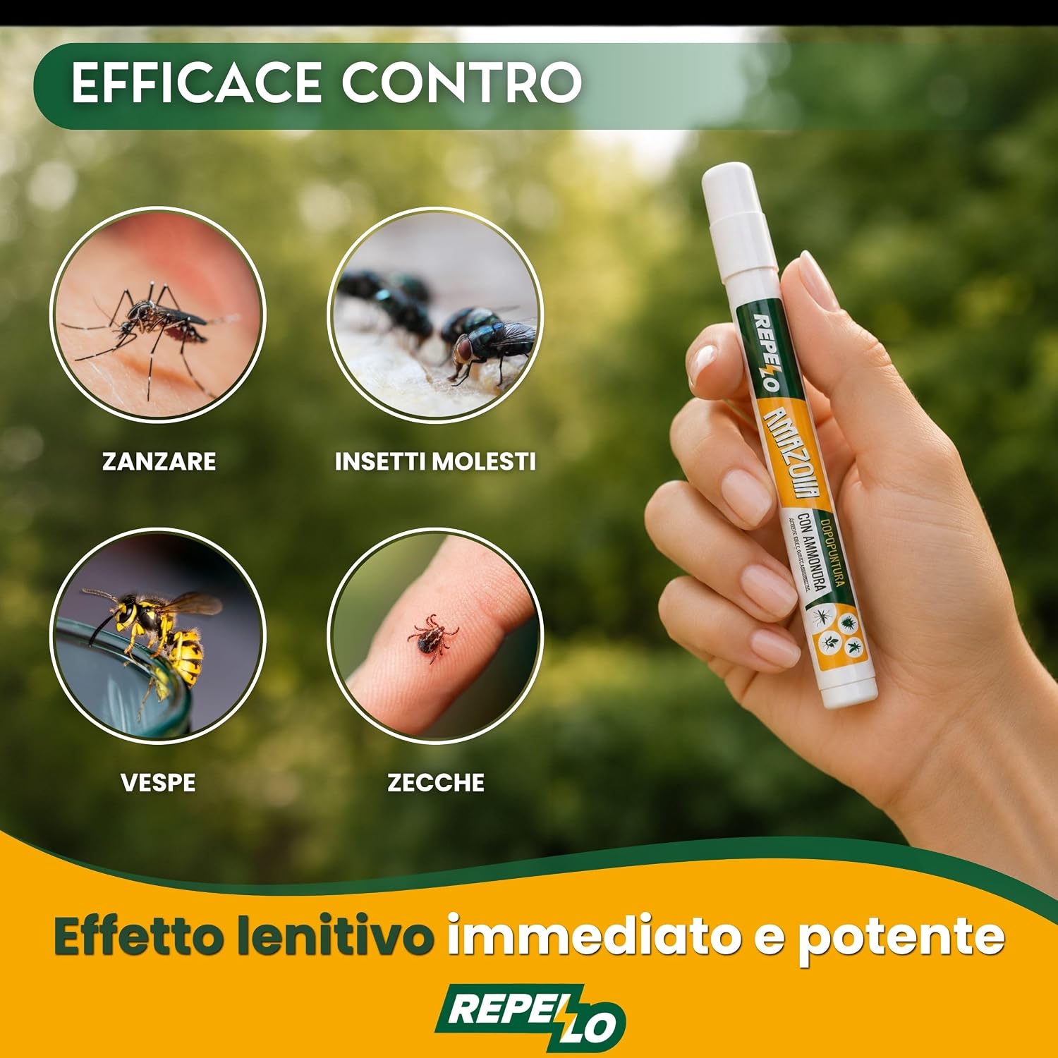 Thumbnail 2 de Albagarden Amazonia Dopopuntura Penna 12ml: sollievo rapido per punture di insetti e irritazioni cutanee