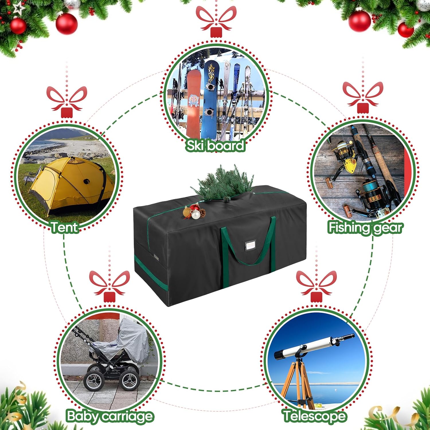 Thumbnail 5 de BALEINE Christmas Tree Storage Bag 9 ft