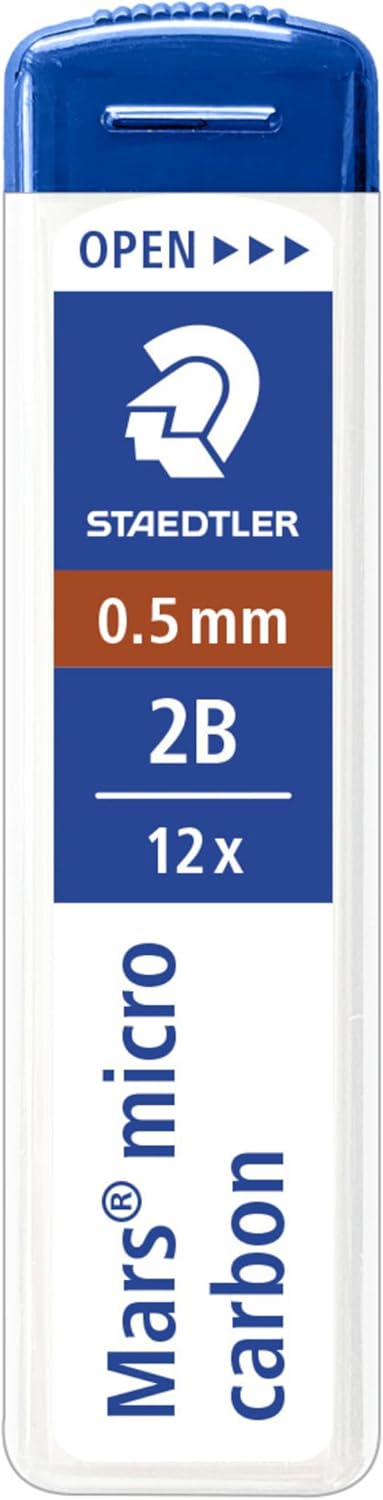 Thumbnail 1 de Staedtler 250 05-2B Mina Sottile Micro 0.5 mm, 2B – 12 pezzi