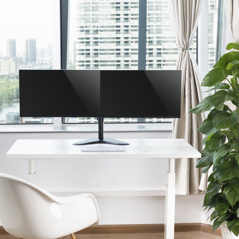 Detalle de Ewent EW1536 Soporte 2 brazos VESA 100×100 🖥