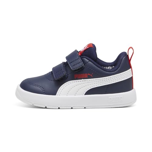 Thumbnail 3 de PUMA Unisex Kids COURTFLEX V3 V INF Sneaker – Navy/White/Red, 26 EU
