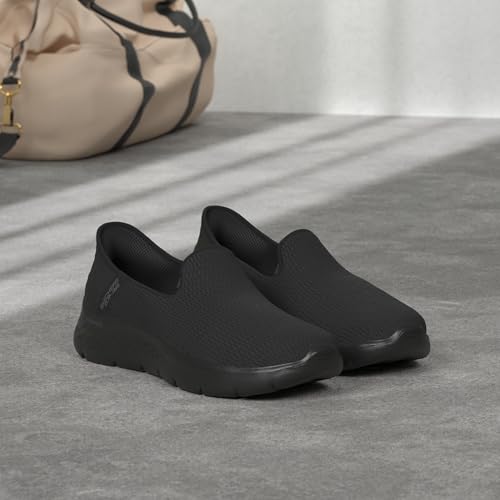 Detalle 2 de Skechers Women's Slip-Ins Go Walk Flex Relish - Black, UK 6 Wide