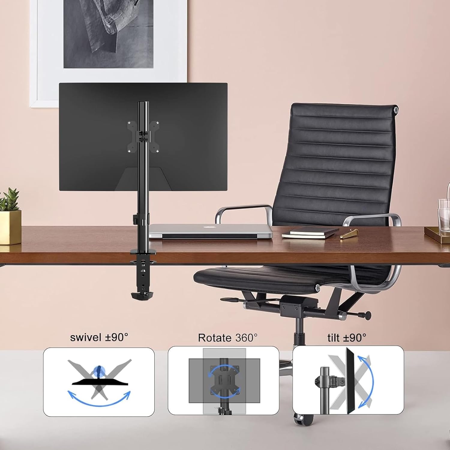 Thumbnail 5 de Pholiten monitor arm mount 10kg VESA