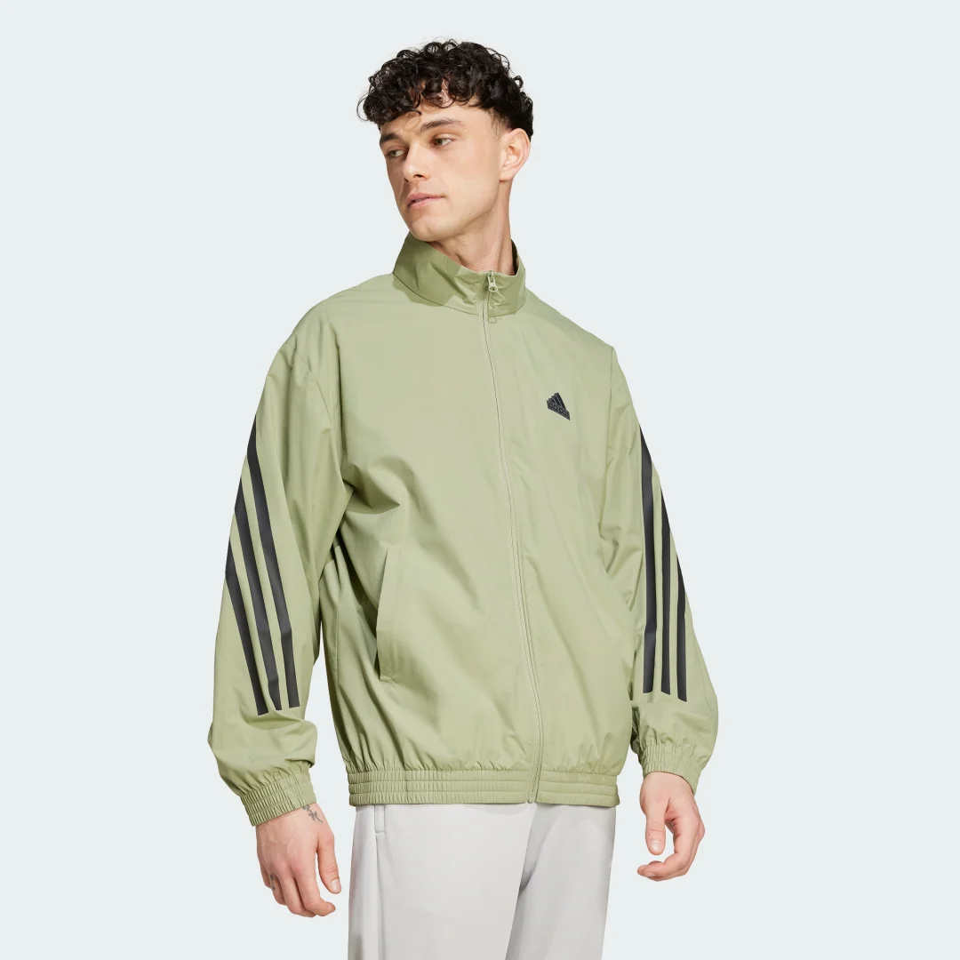 Thumbnail 2 de Chaqueta Future Icons Woven 3 bandas de Adidas – Verde