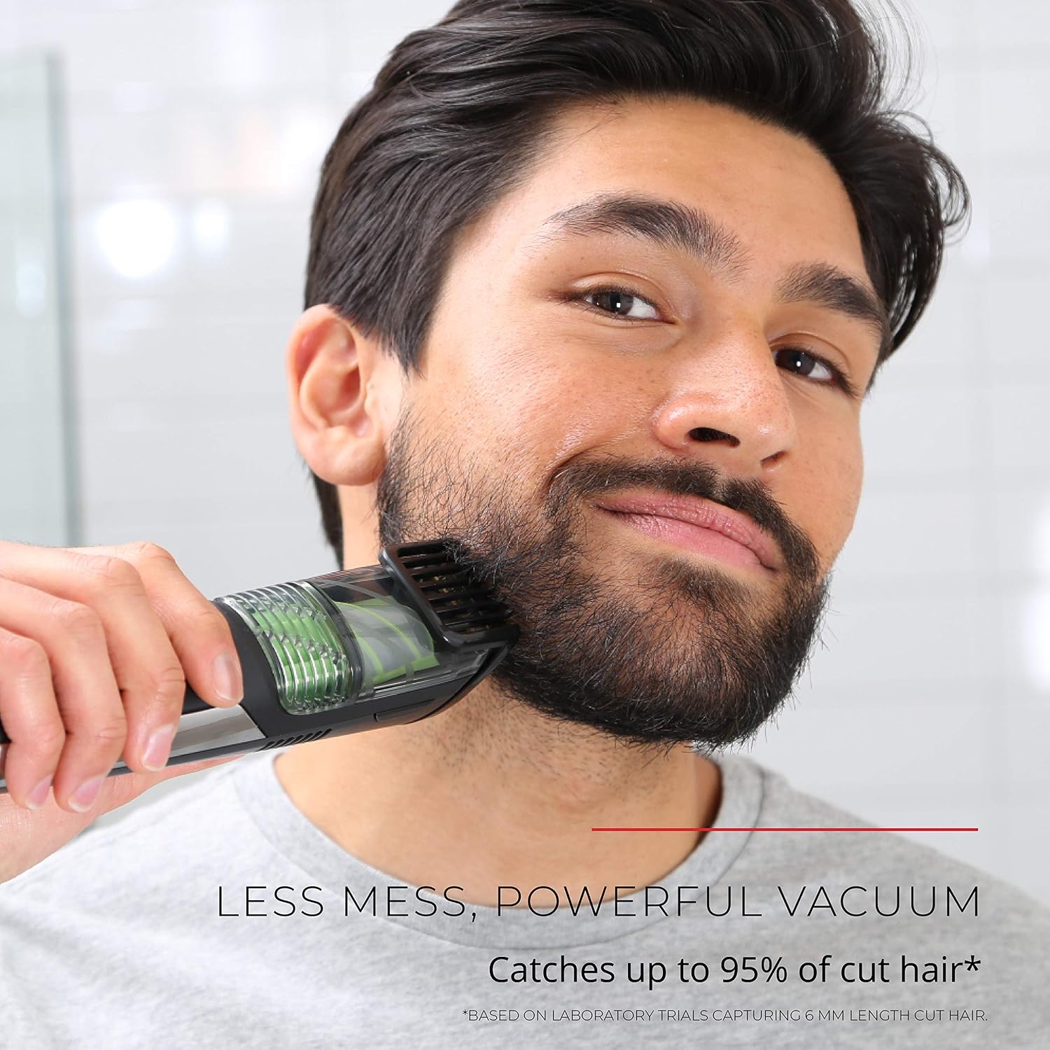 Detalle 2 de Remington Vacuum Beard Trimmer 90 min ⌔📏