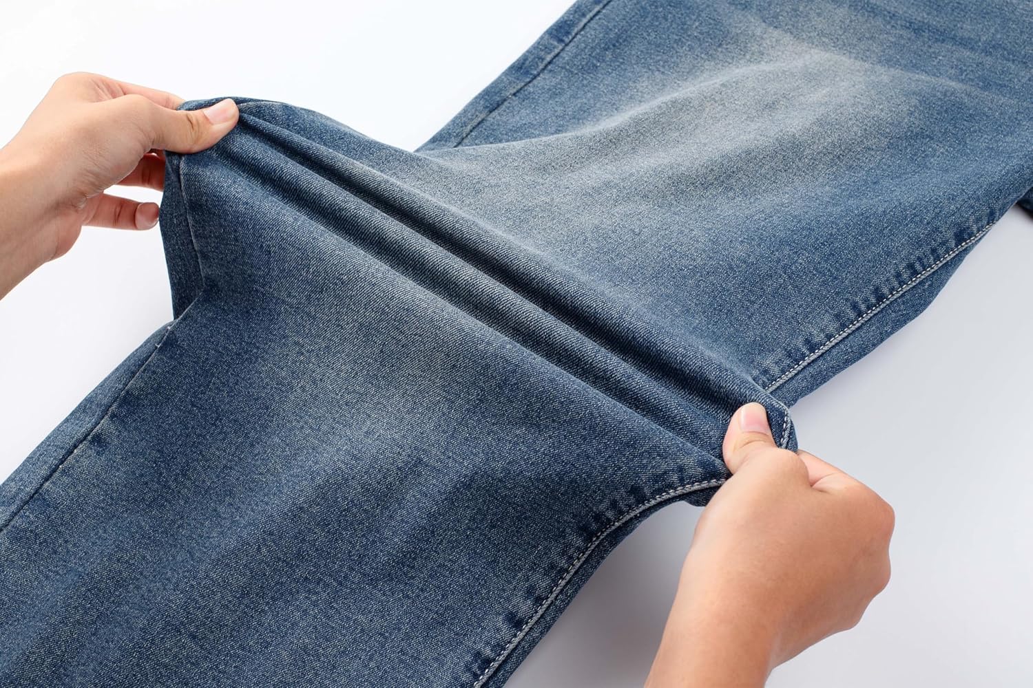 Detalle de JMIERR Herren Baggy Jeans – Stretch-Jeanshose im Vintage/Y2K Streetwear-Stil