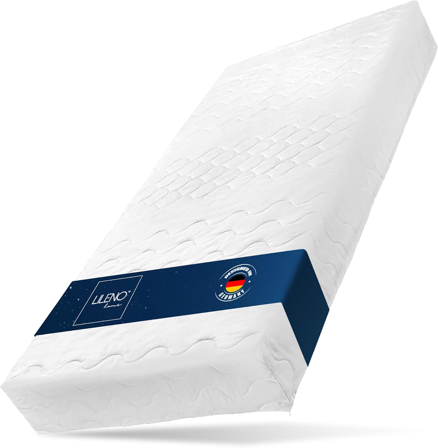 LILENO HOME Matratzenbezug 180x200 cm mit Reißverschluss – waschbarer Matratzenschoner aus Microfaser, Höhe 20–22 cm