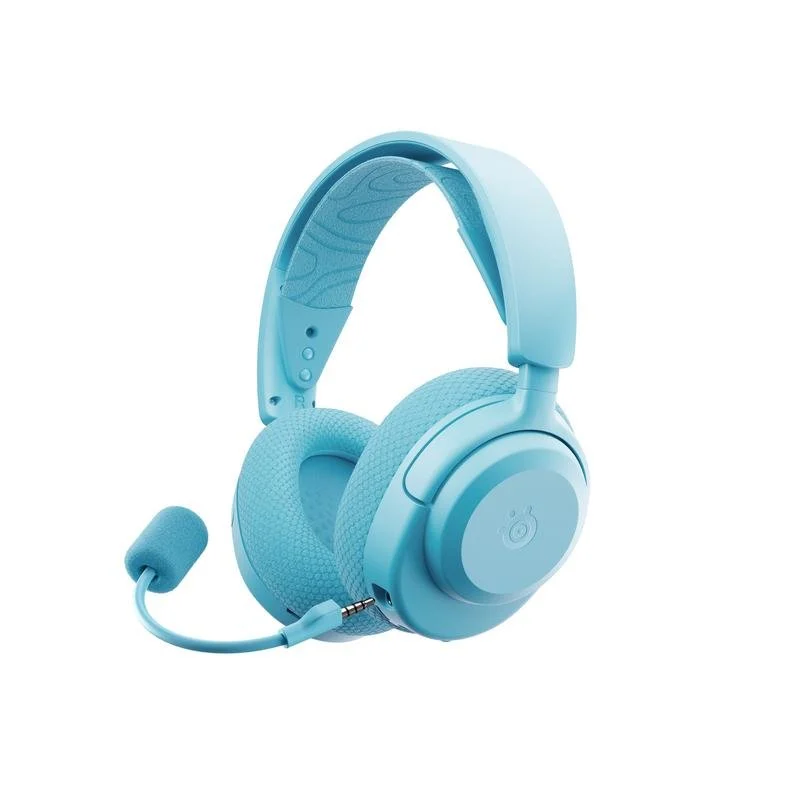 Detalle de Auriculares SteelSeries Arctis Nova 3X inalámbricos Bluetooth – aguamarina