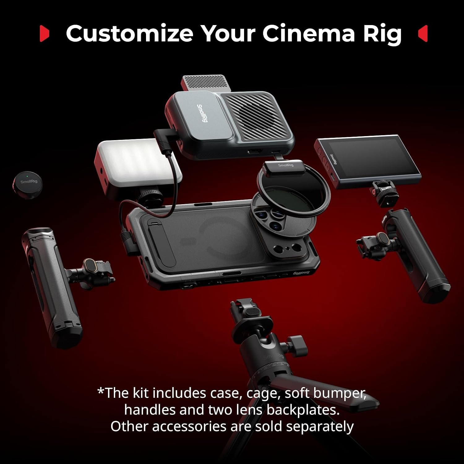 Thumbnail 2 de SmallRig Phone Video Cage Dual Handheld Kit for iPhone 17 Pro Max (5541)