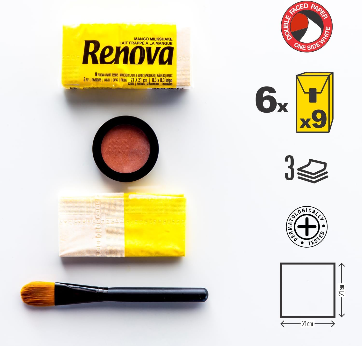 Thumbnail 5 de Renova Red Label Pañuelos de Bolsillo Aroma Mango – Pack 6 🧻