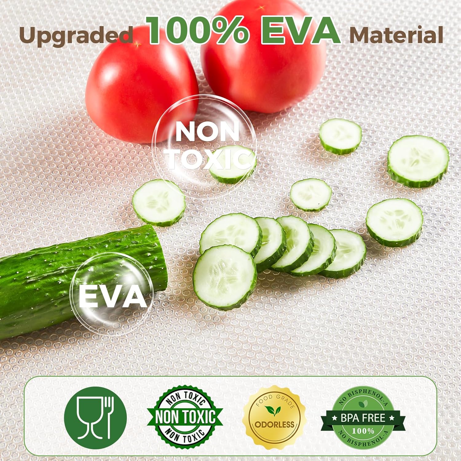 Detalle de ALIUNI 100% EVA Shelf Liner 12" x 240"