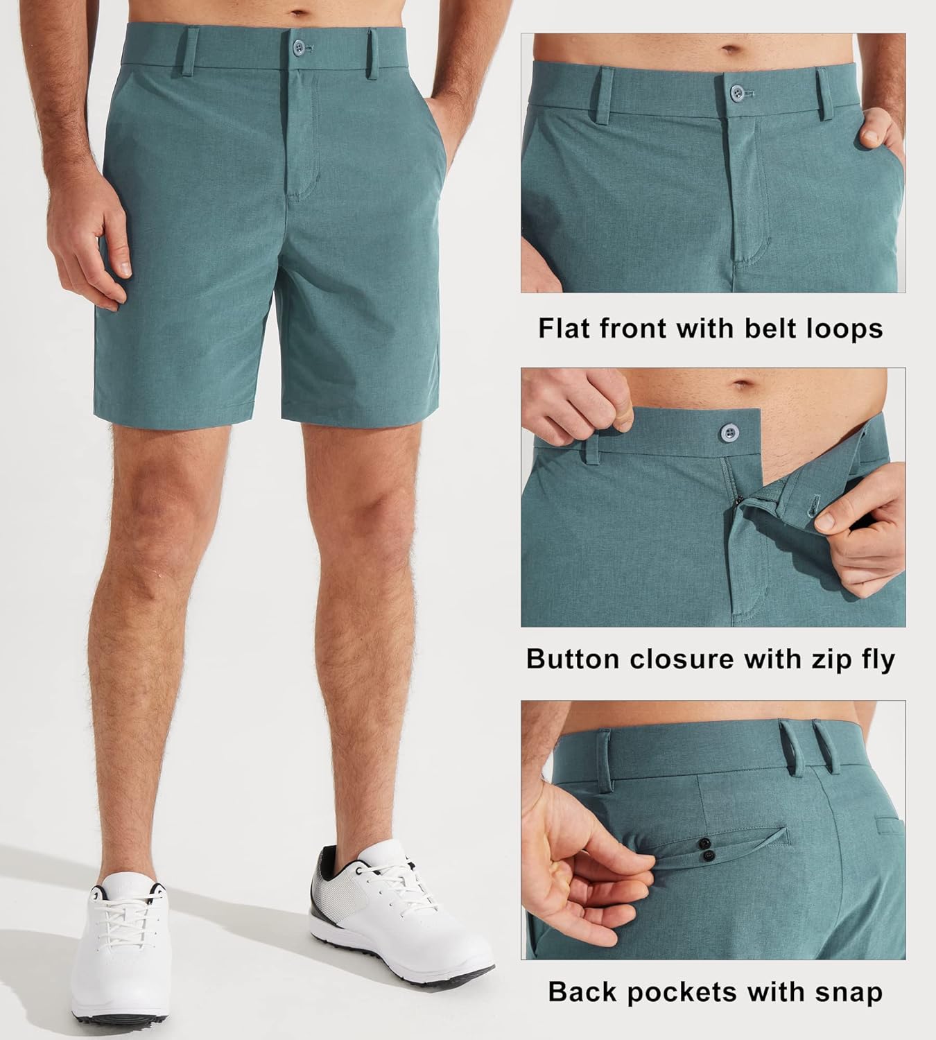 Thumbnail 3 de Libin Mens Golf Shorts 7"/9" - Lightweight, Quick-Dry Hybrid Shorts for Golf and Beyond