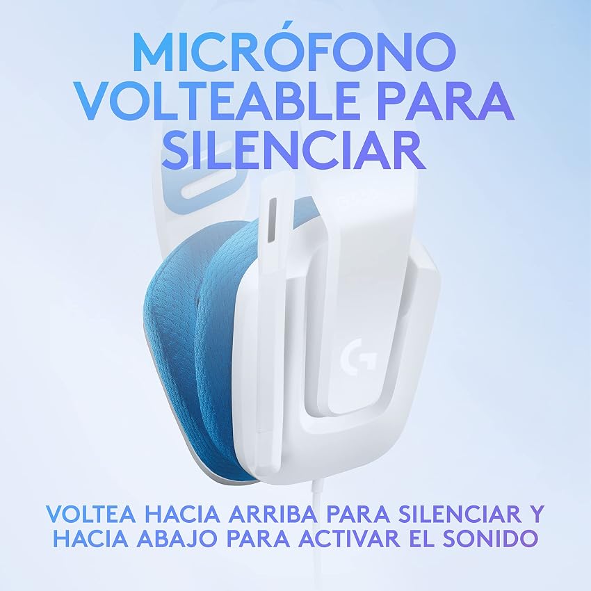 Detalle 1 de Logitech G335 Auriculares Gaming con Micrófono Volteable