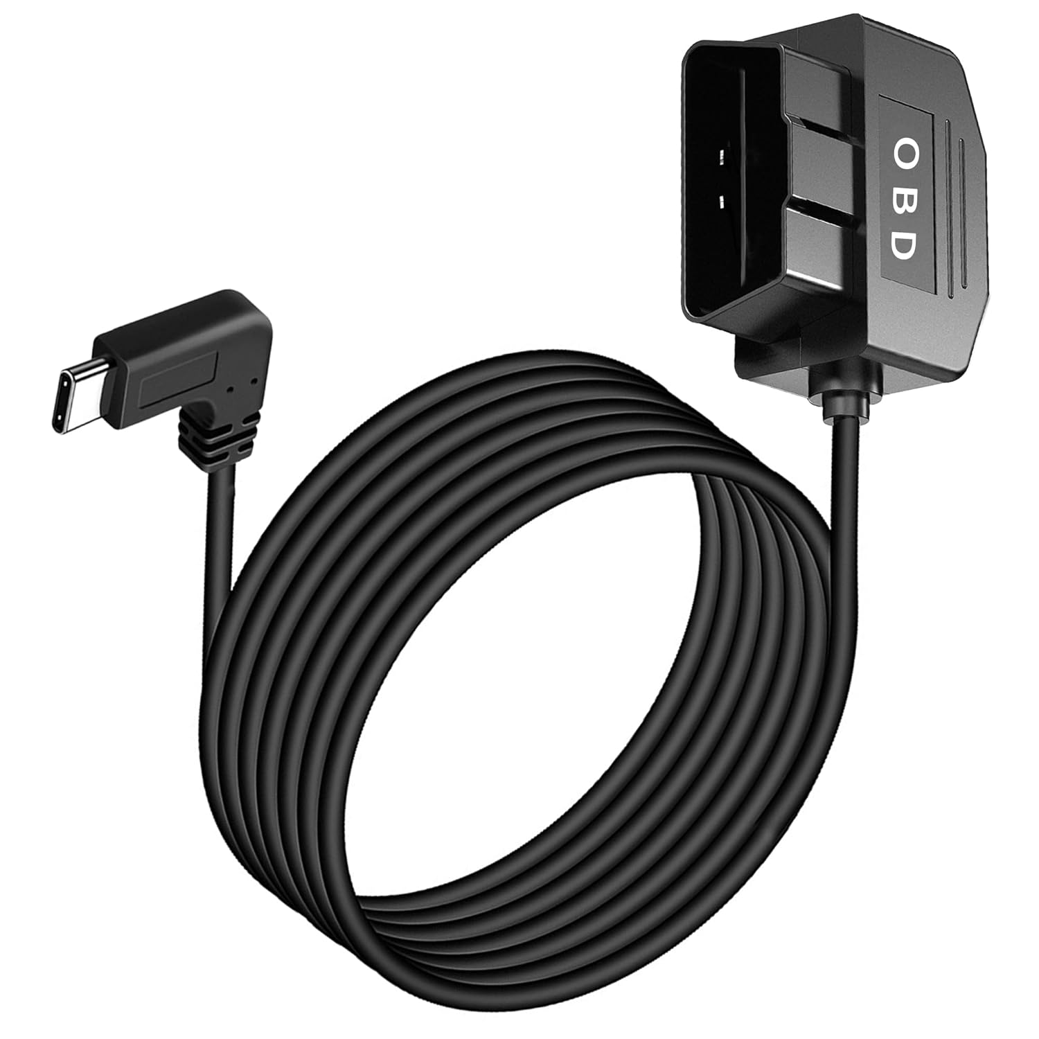 Detalle de MISYNLON OBD Power Cable for Dash Camera (OBD2 to Right Angle USB-C)
