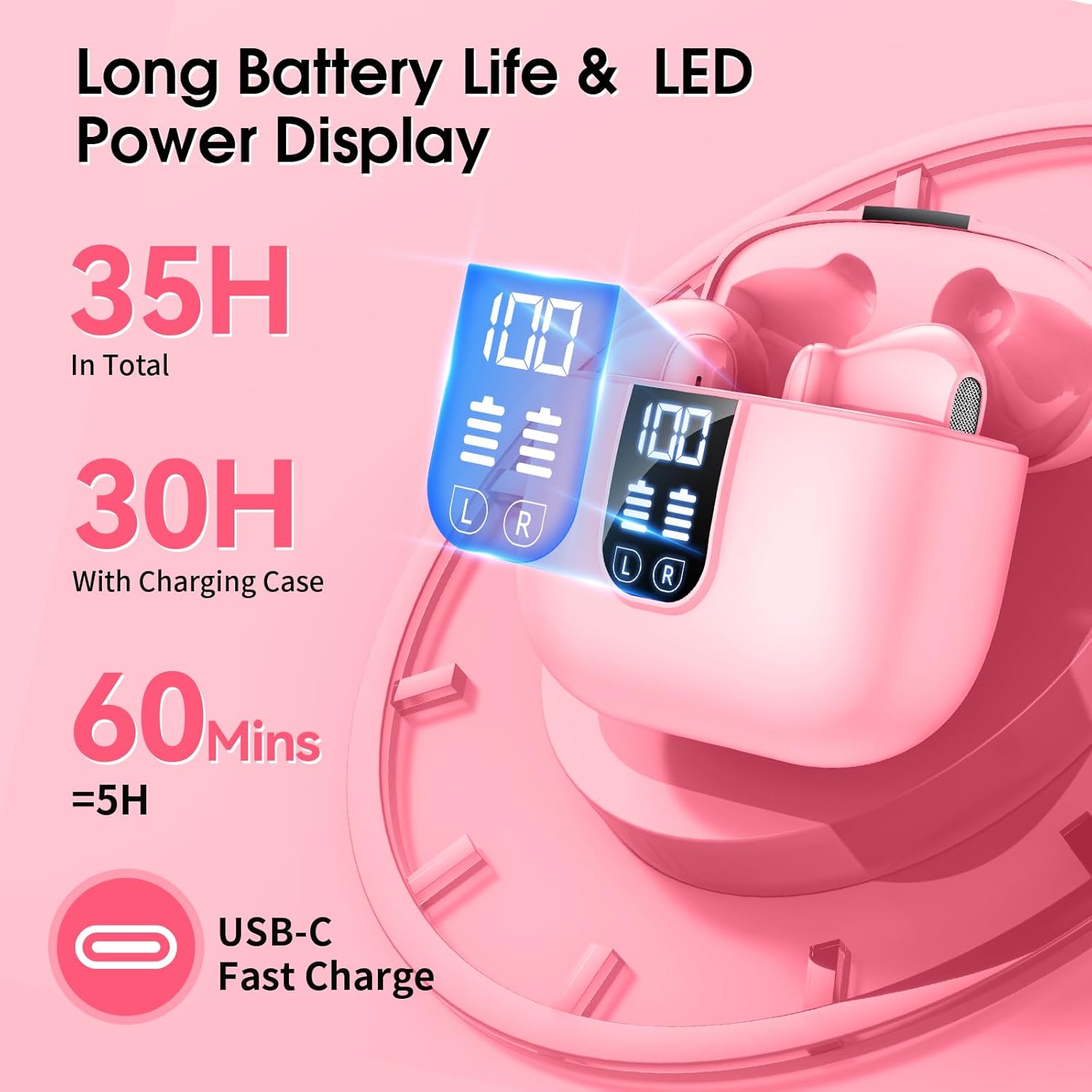 Thumbnail 5 de EXZHIG Bluetooth Kopfhörer 5.4 mit 10 m