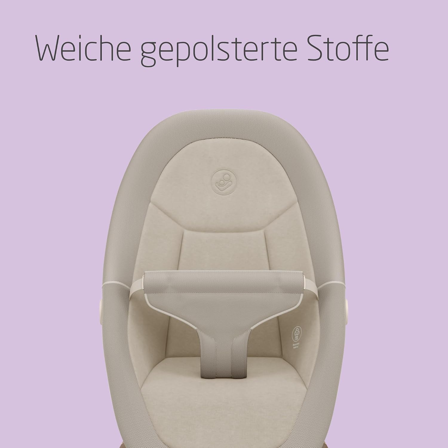 Detalle de Maxi-Cosi Dove Babywippe – leichte, zusammenklappbare Schaukel für 0–15 kg