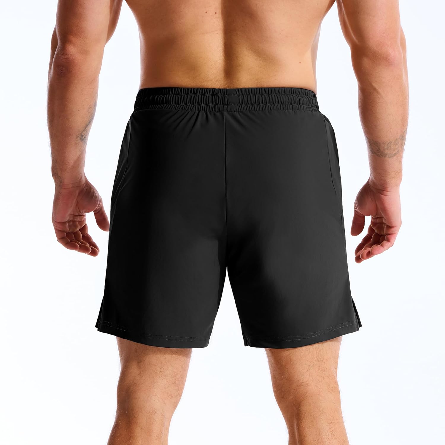 Detalle 2 de BROKIG Mens AdiArmor Gym Shorts — Lightweight, protective, with zip pockets for training