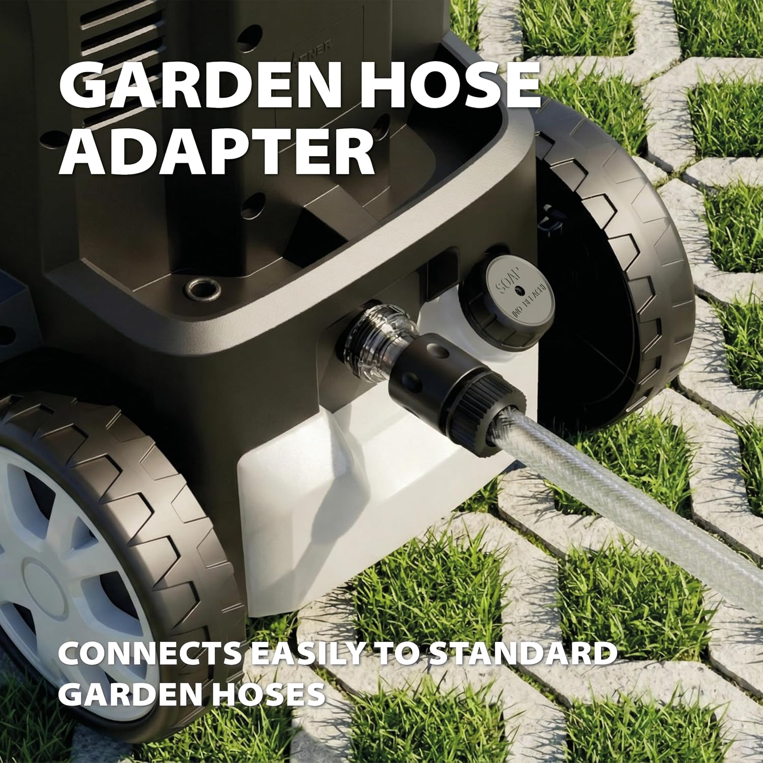 Detalle 2 de WAGNER AQUASTORM PREMIUM pressure washer with Standard, Turbo and Foam nozzles
